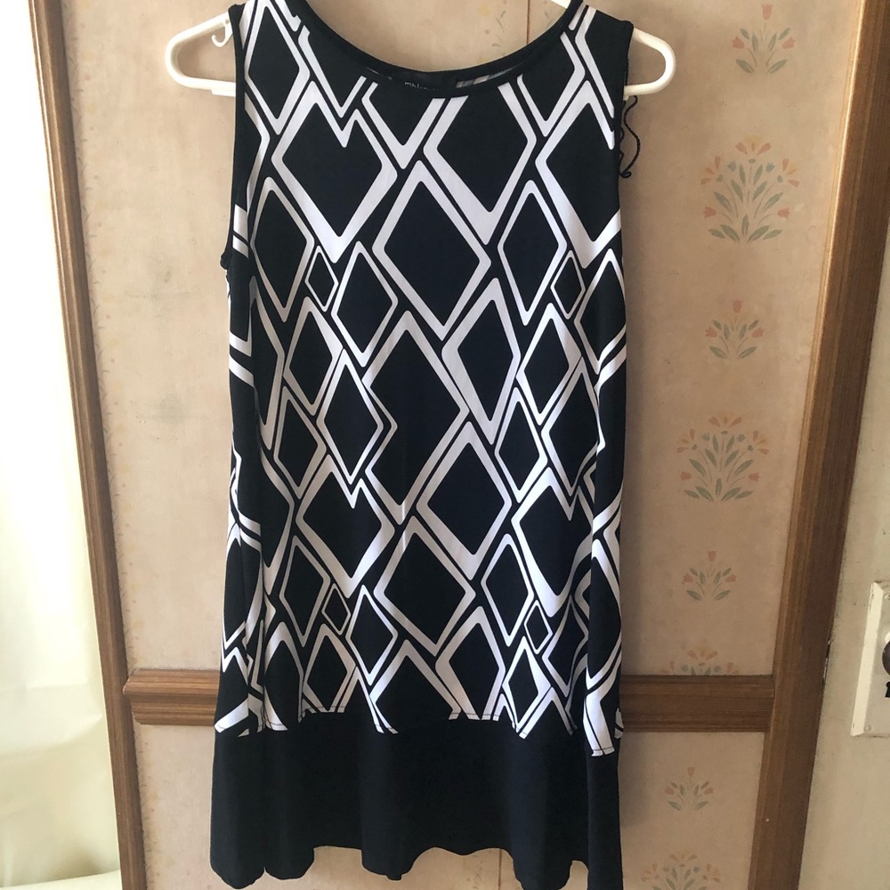 Black and white dress